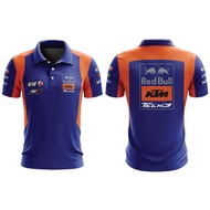 Ktm Tech 3 Replica Racing Team Sport Racing Collar Polo Shirt