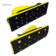 BO PU Foam Vacuum Hand Sanding Block Dust-free Multi Hole Hook and Loop for Metal Polishing Househol