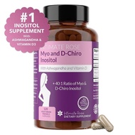 Myo-Inositol & D-Chiro Inositol Supplement for PCOS and Hormonal Balance with Ashwagandha for Women 