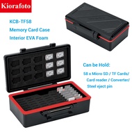 Kiorafoto Plug-in Loại bộ nhớ thẻ trường hợp 36 khe cắm dọc SD Thẻ Hộp bảo vệ chủ cho 21 SD / PSV th