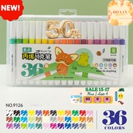 [Tặng 3-5 cây marker] Set 12 đến 60 Bút màu ACRYLIC Marker đầu brush  chống thấm nước không bị nhòe 