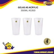 Clear Plastic Cup - Acrylic Cup - AS 350ML AS350 OWL GLASS