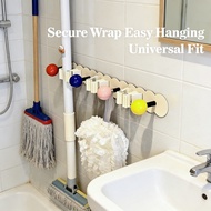 Suction Cup Mount Broom Holder, Clamp Hanger Wall Mount, Bathroom Kitchen Toilet