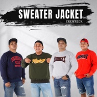SWEATER JACKET HOODIE BIGSIZE JUMBO PREMIUM FLEECE MATERIAL THICK WARM 2XL 3XL 4XL 5XL 6XL 7XL