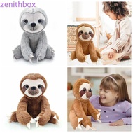 ZENITHBOX​ Sloth Plush Toy, Big Eyes Stuffed Animals Stuffed Sloth, Throw Pillow Soft Comfort Brown 