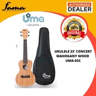 [FAMA]Uma Ukulele 23 Concert Mahogany wood UMA-03C