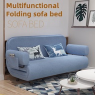 IChen.sg Multifunctional Foldable Sofa Bed / Sofa / Folding Bed Large Load Bearing Single Bed 3 Seater Sofa 6B7D VZXU