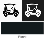mobil listrik / golf car / sepeda listrik/ 4-seater electric golf cart - black