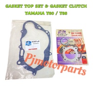 YAMAHA Y80 Y88 - GASKET TOP SET & GASKET CLUTCH KLAC / GASKET BLOCK HEAD EXHAUST ENGINE ENJIN - Y 80