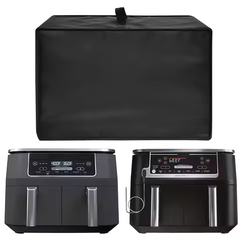Air Fryer Dust Cover Heat-Resistant Waterproof 420D Nylon Material For Ninja DZ401/DZ550/DZ201/DZ302