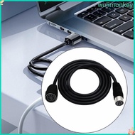 WU 7 Pin DIN Cable 7Pin DIN Male to Female Extension Cable Professional for Stereo Systems TV Receiv