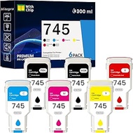745 Ink Cartridge High Capacity 300ML Replacement for HP 745 Ink Cartridges (6-Pack) F9K06A F9K05A F