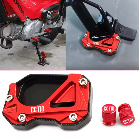 For Honda Cross Cub 110 CC110 CC 110 CC Motorcycle Accessories Foot Side Stand Auxiliary Pad Kicksta