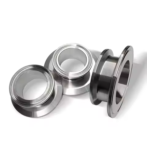 TC25.4 34 50.5 64mm Ferrule Sanitary Homebrew Beer Pipe Fitting 1.5" 2“ Tri Clamp Reducer End Cover 