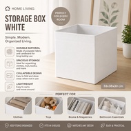 (IK) 33X38X33CM DRONA BOX STORAGE WHITE