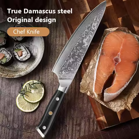 8 inches Chef's Knife 67 Layer Damascus fruit & Vegetable Knife Premium Restaurant Professional Meat
