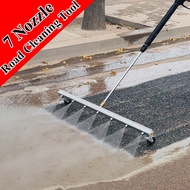 High Pressure Washer Undercarriage Cleaner 7 Nozzle Road Cleaning Tool 4000 PSI Road Cleaning Machin