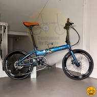 🏧 Fnhon Blast 22” 𝗠𝗥𝗧/𝗕𝘂𝘀-𝗳𝗿𝗶𝗲𝗻𝗱𝗹𝘆 14 Freebie 𝗟𝗶𝗴𝗵𝘁𝘄𝗲𝗶𝗴𝗵𝘁 Folding Foldable Bicycle Bifold Dahon Blue