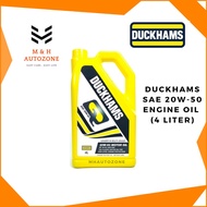 DUCKHAMS ENGINE OIL SAE 20W-50 / ENGINE MINYAK HITAM SAE 20W-50 / MOTOR OIL 20W-50 (4 LITER)