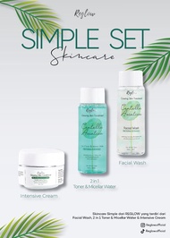 TERLARIS skincare 1 paket bpom glowing aslireglow skincare 1 paket free pouch murah lengkap perawata