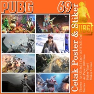 PUBG Poster Sticker | War War War War | War War War | Mobile Mobile Mobile | Game Game | Games Games