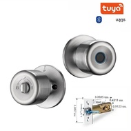 XSDTS Tuya App ลายนิ้วมือสมาร์ทล็อคพร้อมบลูทูธประตูดิจิตอลล็อค Keyless Entry Home House Apartment