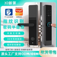 Face Opening Household Door Combination Lock Grip Fingerprint Lock Overseas Household Door Lock c-Cl