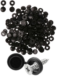 Stonego 50 件/袋實用鉸鏈塑膠螺絲折疊按扣保護帽按鈕螺母蓋螺栓適用於家具裝飾