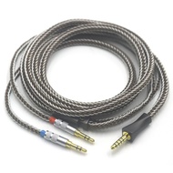 16 Core Single Crystal Copper + Pure Silver Headphones Upgrade Cable For Hifiman HE1000se HE6se HE4x