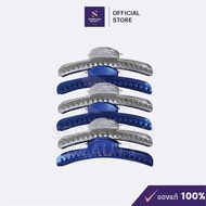 Blue/Silver Aluminum Wet Hair Clips (Pack Of 6) Hair Roller Hair Curler Roller Heatless Curler