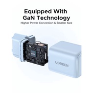 UGREEN 30W USB C Charger Head GaN Fast Charging PD 3A Adapter Cas Type C Original Ugreen 65007 65009