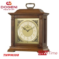 DOGENI Wooden Table Clocks  นาฬิกาตั้งโต๊ะ  รุ่น TMW003DB (สีน้ำตาล)