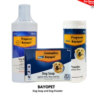 Elanco Bayopet Dog Soap Coumaphos 90g Soap and Bayopet Dog Powder Propoxur 60g