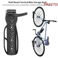 PRESTON Bike Hook Stand, Vertical Heavy Duty Bike Rack Garage, Bicycle Accessories Folding Wall Mount with Screws Bicycle Hanger Holder Indoor Storage