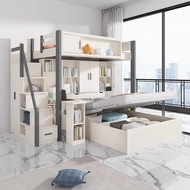 【pre order】Double bed bunk bed, staggered family bunk bed, children's bunk bed, elevated bed, multif