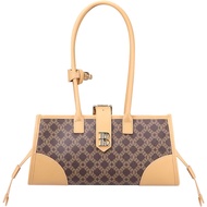 Royal Bagger Tas Bahu Wanita dari Kanvas Lapis & Kulit Sapi Samak Nabati Tote Retro Berkapasitas Bes