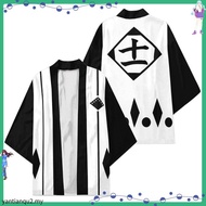 Anime Bleach Gotei 13 Cosplay Costumes C loak Kimono Haori