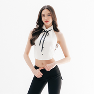 Lism S-064 Black Bow Muse Top เสื้อผูกโบว์หลัง