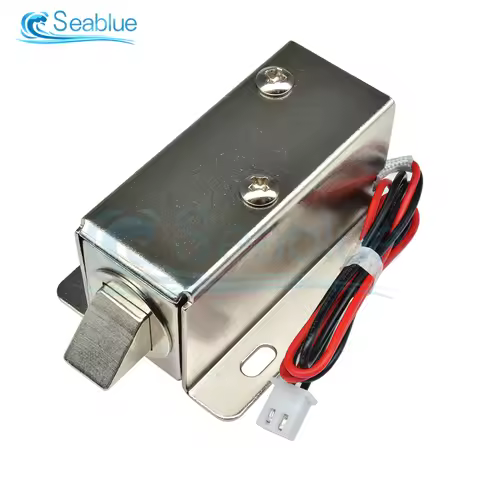 DC 12V 0.6A Electromagnetic Lock Storage Cabinets Electronic Lock Mini Electric Bolt Lock Drawer Fil