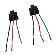 【Must-Have Style】 Part Socket Connector Wire Socket 10 Grams 12/24V 2pcs 3 Pin H4 Headlight Repair B