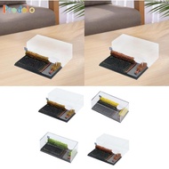 predolo 1/64 Diecast Car Display Case Diorama Car Parking Scene Diecast Wheels Display