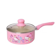 ✨💖🎠 Hello Kitty Frying Pan Lid 💖 Melody Maggie Pot 💖 Anti Stick Hello Kitty Pot💖 Induction Cooker Stove Cooker Pots 🎠💖✨