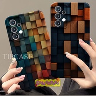 Samsung A13 A23 A32 A33 A52 A53 A72 A73 Case Camera Protector Wood Motif