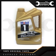 Mobil 1 Ultimate Performance 0W40 SN Advanced Fully Synthetic Engine Oil (4L) 0W-40 Minyak Hitam
