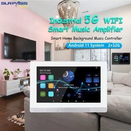 Home Theater 7 Inch WIFI Bluetooth Touch Screen Android11 Music Panel 8x30W Background Stereo Sound 