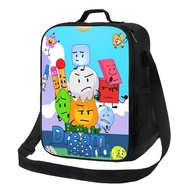 Bfdi New Insulated Lunch Bag Double Pocket Large Capacity Student Boy/Girl Lunch Box Bag Christmas G