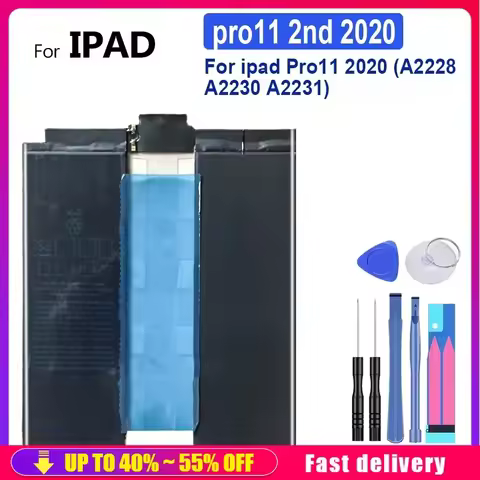 Tablet Battery For iPad Pro 11 2018 A1980 A2013 A1934 A1979 A2042 2020 A2228 A2230 A2231 2rd 2th pro