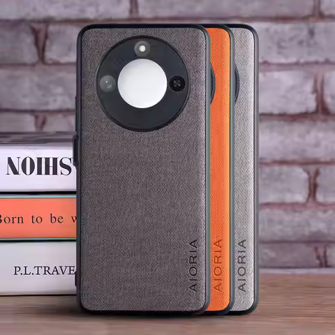 Case For Honor X9c Smart X7C X8B X9A X9B X6A X6B X7A X7B 5G X8A 4G coque Luxury textile Leather cove