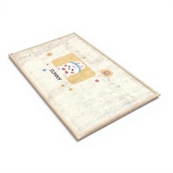 Area Rug Plush Cream Design Floor Mat Thick Non-Slip Play Mat Kids Bedroom Nursery Living Room Decor