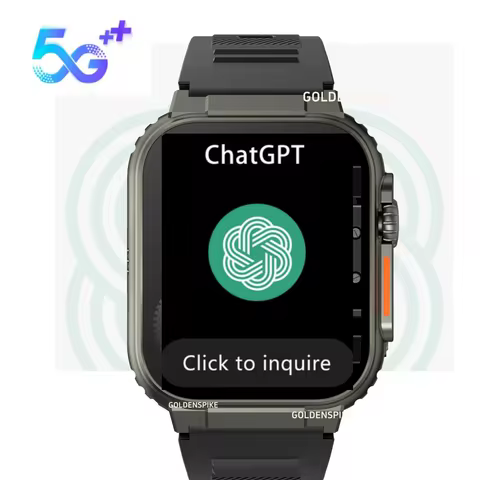 Microwear Ultra Ai3 5G Smartwatch with 180° Rotating Camera AMOLED HD Display Google Play GPS WiFi 4